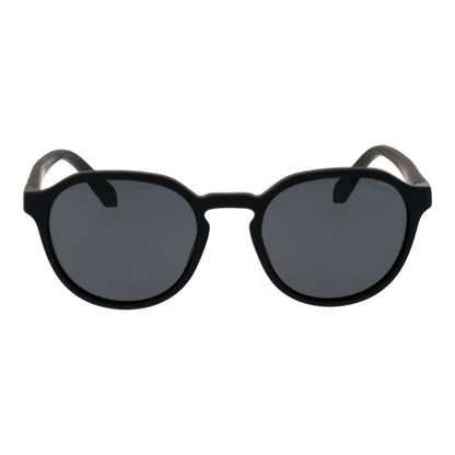 Polaroid Men’s Sunglasses – Black Square Frame, Grey Polarized Lenses
