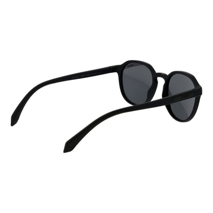 Polaroid Men’s Sunglasses – Black Square Frame, Grey Polarized Lenses