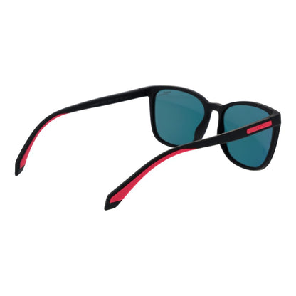 Polaroid Women’s Sunglasses – Black Square Frame, Grey Mirrored Lenses