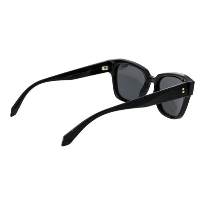 Polaroid Women’s Black Cat Eye Sunglasses with Grey Lenses
