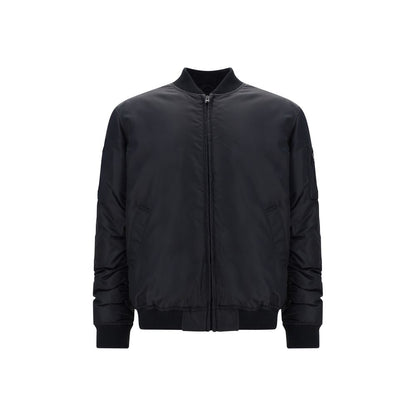 Moschino Black Polyamide Bomber Jacket IT46 | S