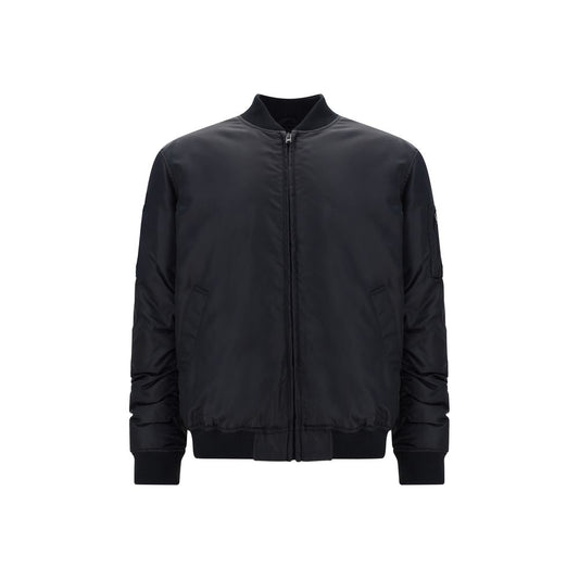 Moschino Black Polyamide Bomber Jacket IT46 | S