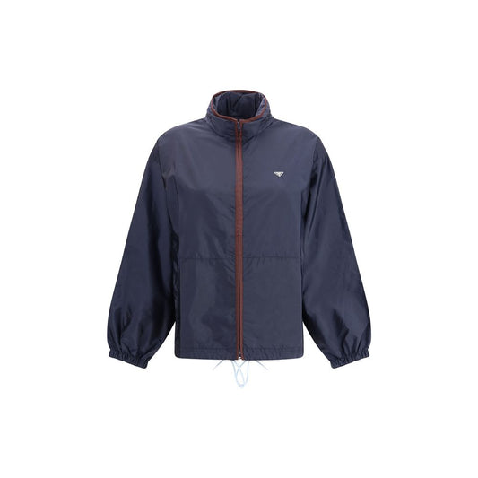 Prada Re-Nylon Blouson Jacket in Blue