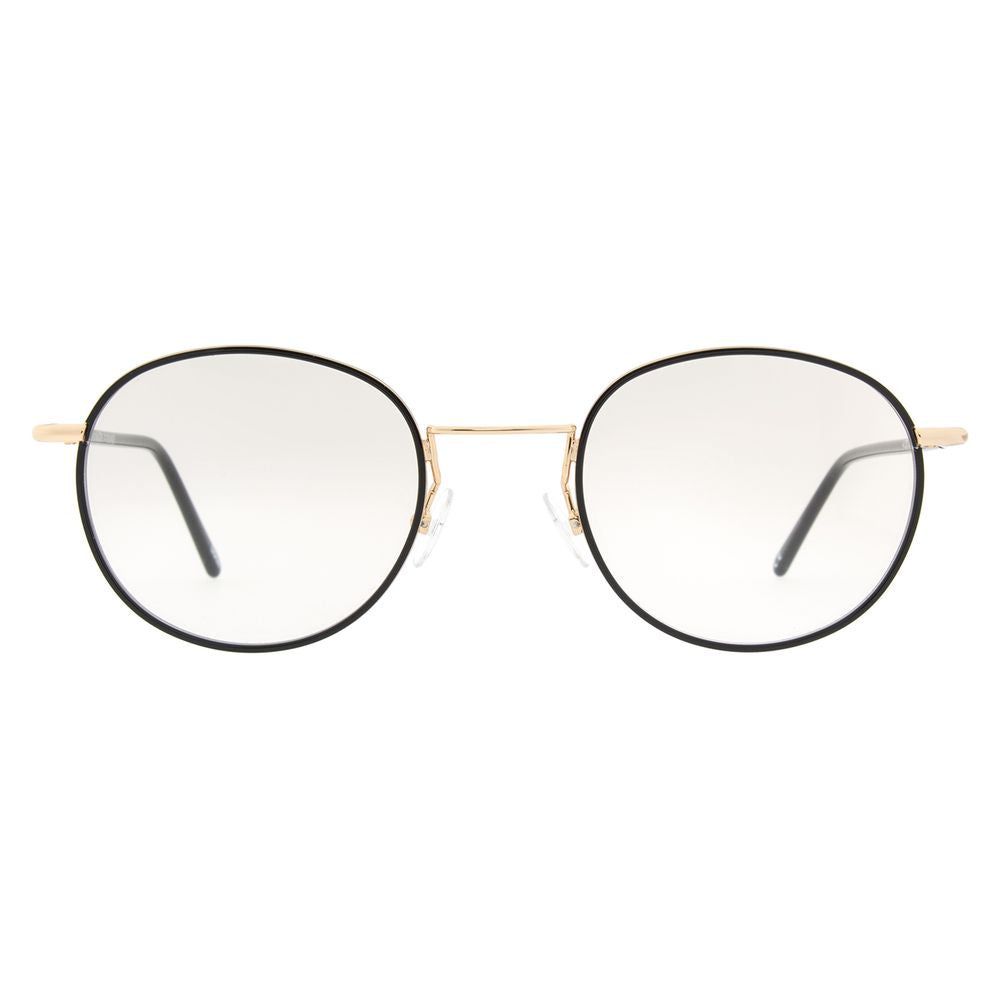 Andy Wolf Men’s Optical Glasses – Gold Panto Frame, 50mm