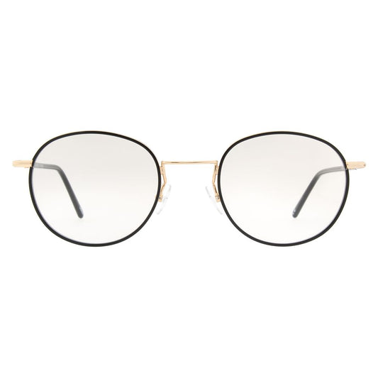 Andy Wolf Men’s Optical Glasses – Gold Panto Frame, 50mm