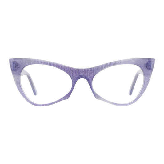Andy Wolf Women's Purple Acetate Glasses – Cat Eye Frames