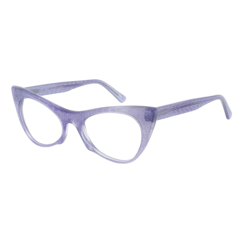 Andy Wolf Women's Purple Acetate Glasses – Cat Eye Frames