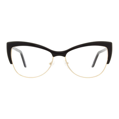 Andy Wolf Women’s Optical Glasses – Black Cat Eye Frame