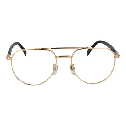 David Beckham Men's Gold Aviator Sunglasses – Grey Polarized Lenses