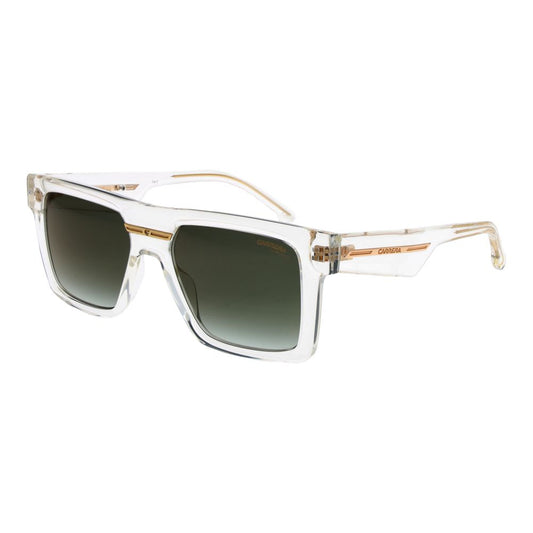 Carrera Men's Transparent Sunglasses – Green Gradient Lenses