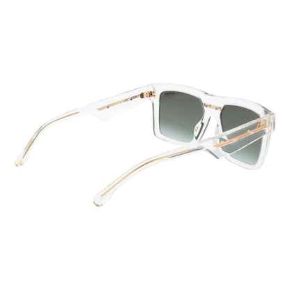 Carrera Men's Transparent Sunglasses – Green Gradient Lenses