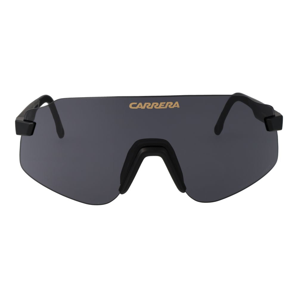 Carrera Men's Sunglasses – Black Half-Rim Frame, Grey Lenses