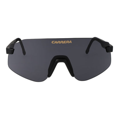 Carrera Men's Sunglasses – Black Half-Rim Frame, Grey Lenses