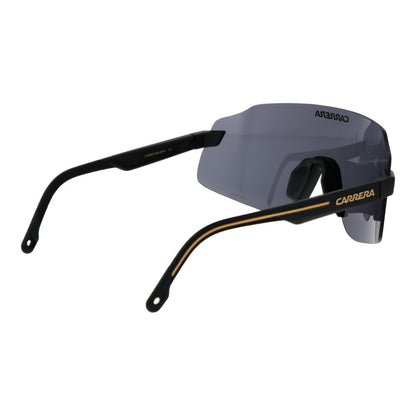 Carrera Men's Sunglasses – Black Half-Rim Frame, Grey Lenses