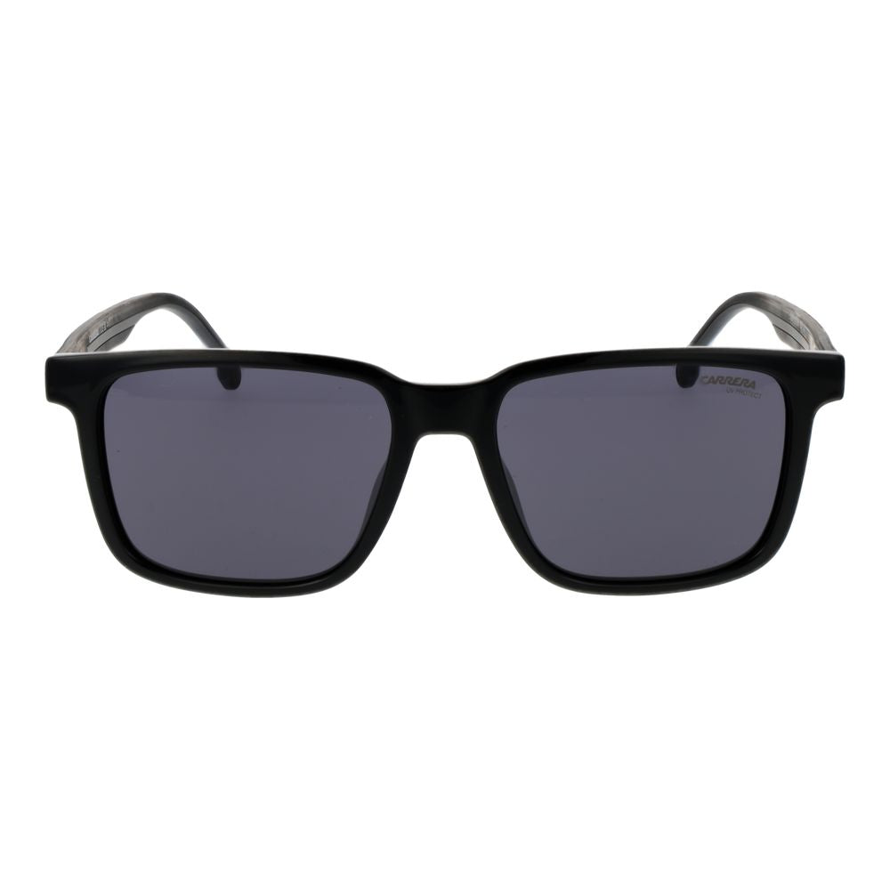 Carrera Men's Sunglasses – Black Full-Rim Frame, Grey Lenses