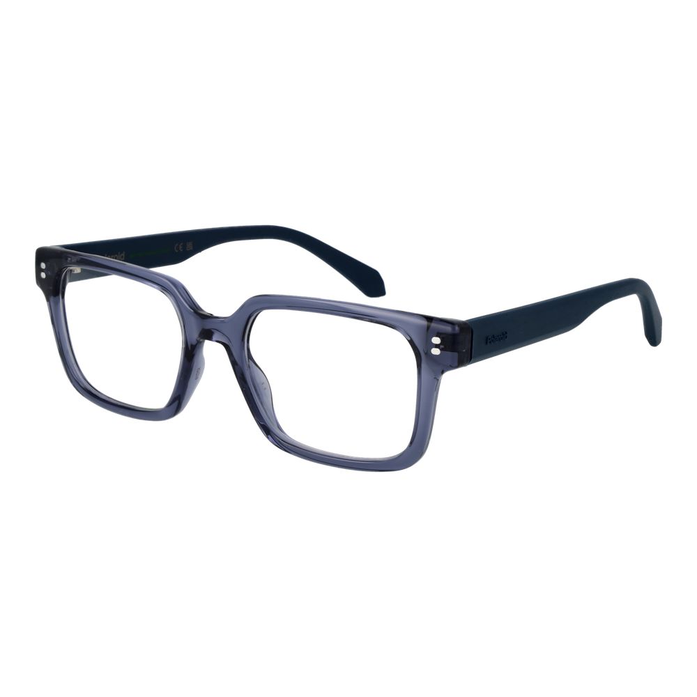 Polaroid Men's Optical Glasses – Blue Full-Rim Frame, 52mm