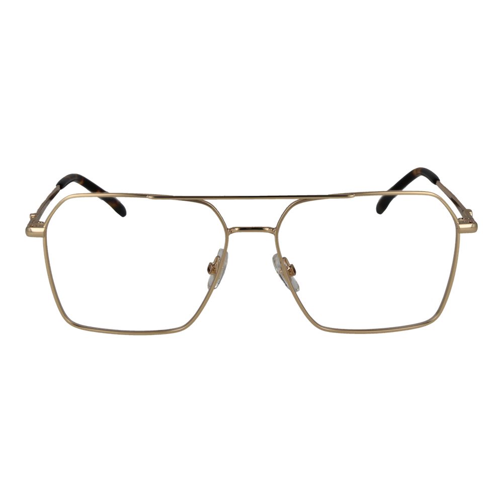 Carrera Women's Gold Metal Glasses – Square Full-Rim Frames