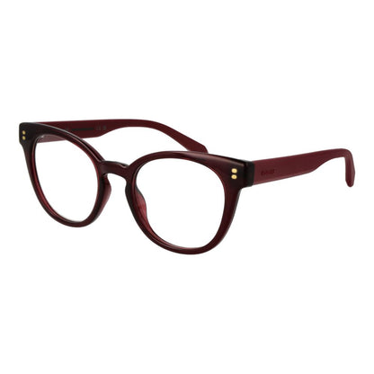 Polaroid Women's Optical Glasses – Red Round Frame, 51mm