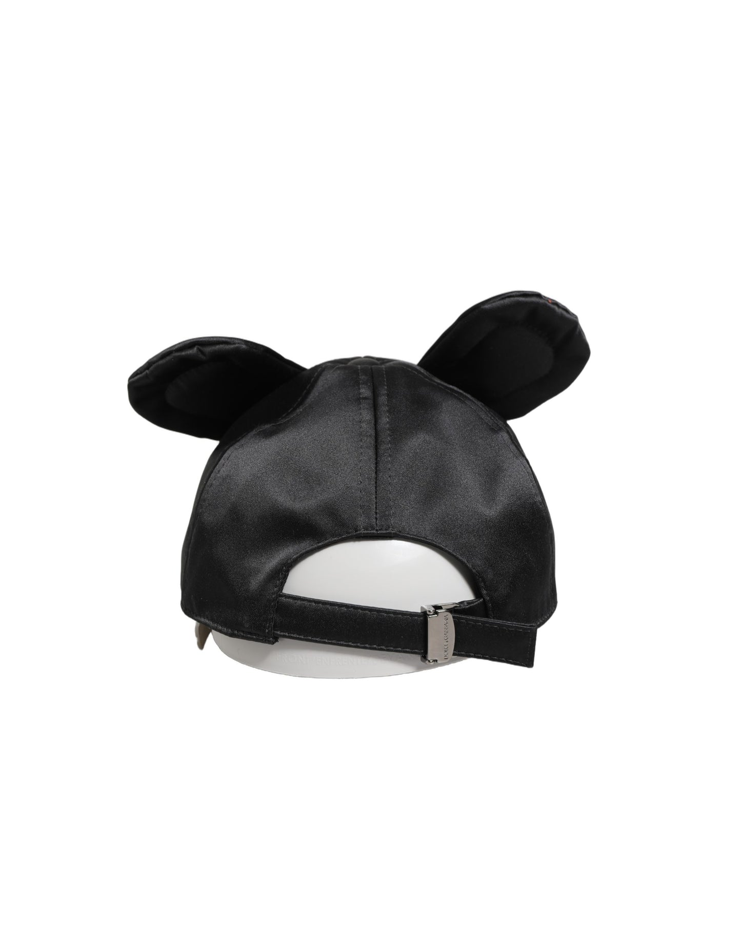 Dolce & Gabbana Men's Black Velvet Animal Ears Baseball Cap Hat