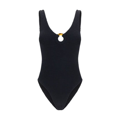 Hunza G Black Celine One-Piece Swimsuit