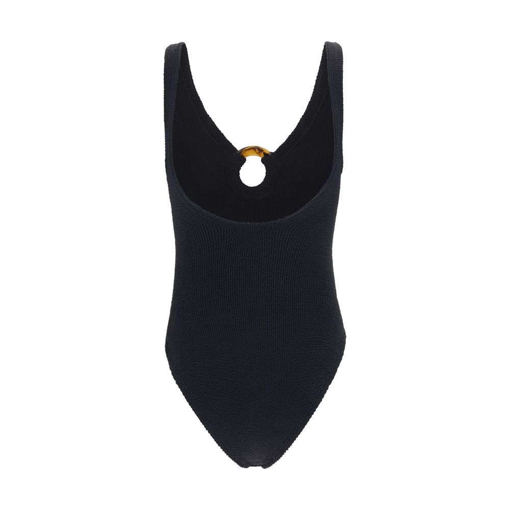 Hunza G Black Celine One-Piece Swimsuit