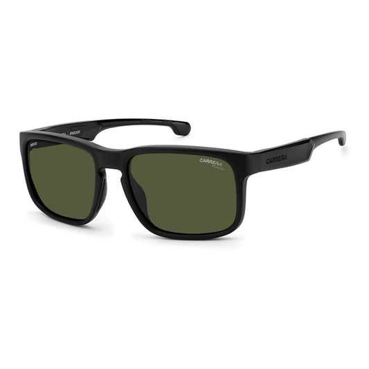 Carrera Ducati Black Sunglasses – Polyamide Frame, Green Lenses