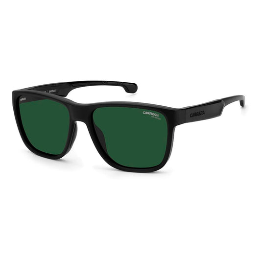 Carrera Ducati Men's Sunglasses – Black Polyamide Frame, Green Lenses