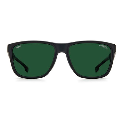 Carrera Ducati Men's Sunglasses – Black Polyamide Frame, Green Lenses