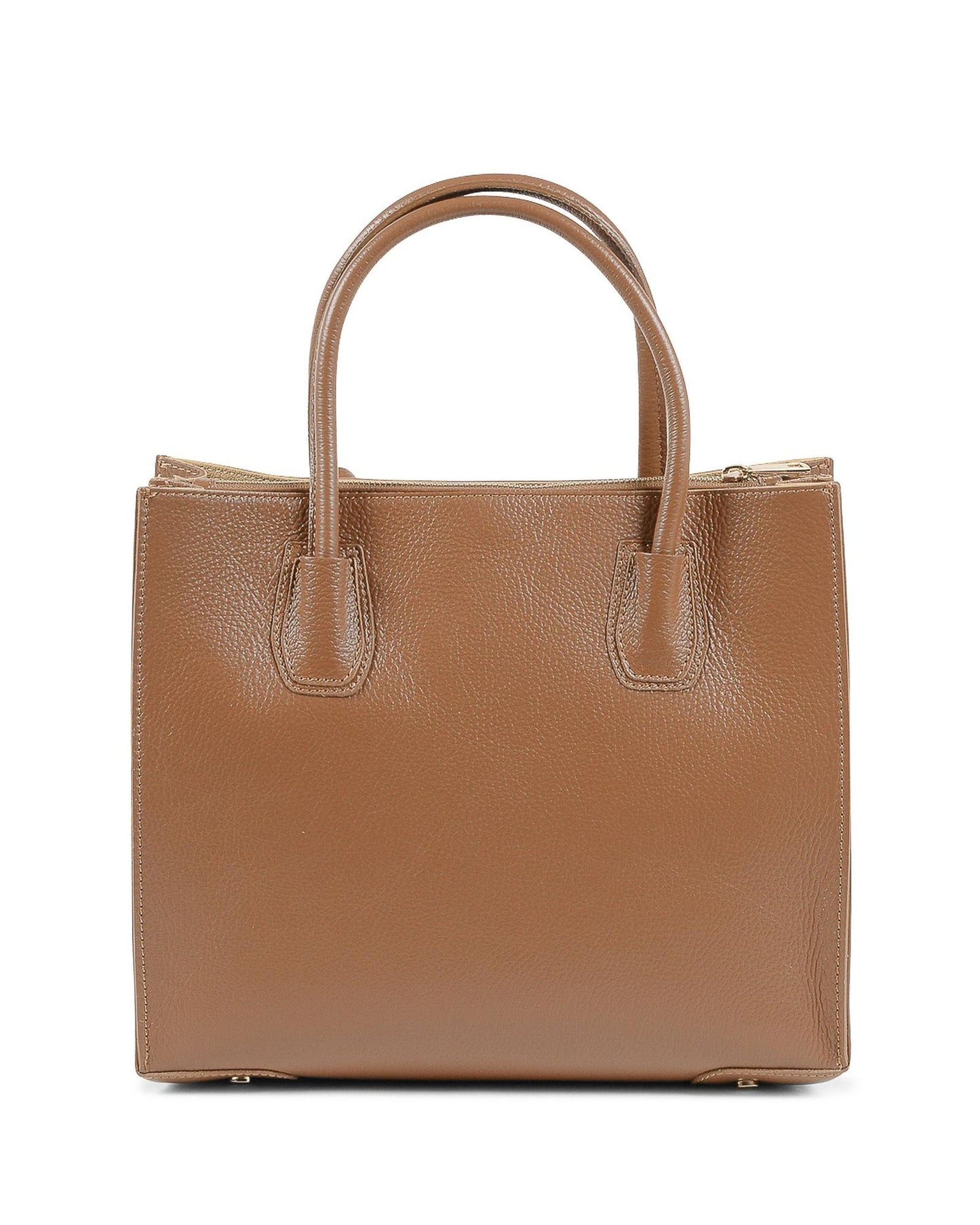 19V69 Italia Brown Leather Tote Bag - Luxurious Italian Craftsmanship