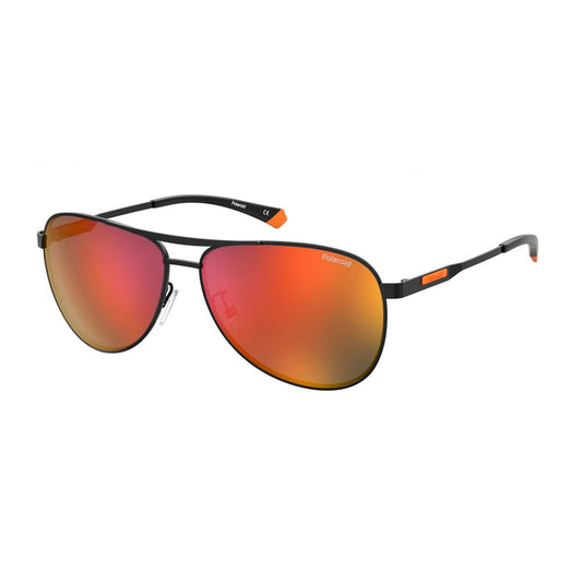 Polaroid Black Stainless Steel Sunglasses – Stylish Category 3 Eyewear