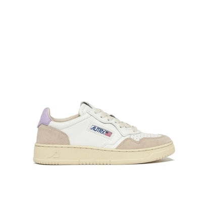 Autry White Leather Low Top Sneakers for Women