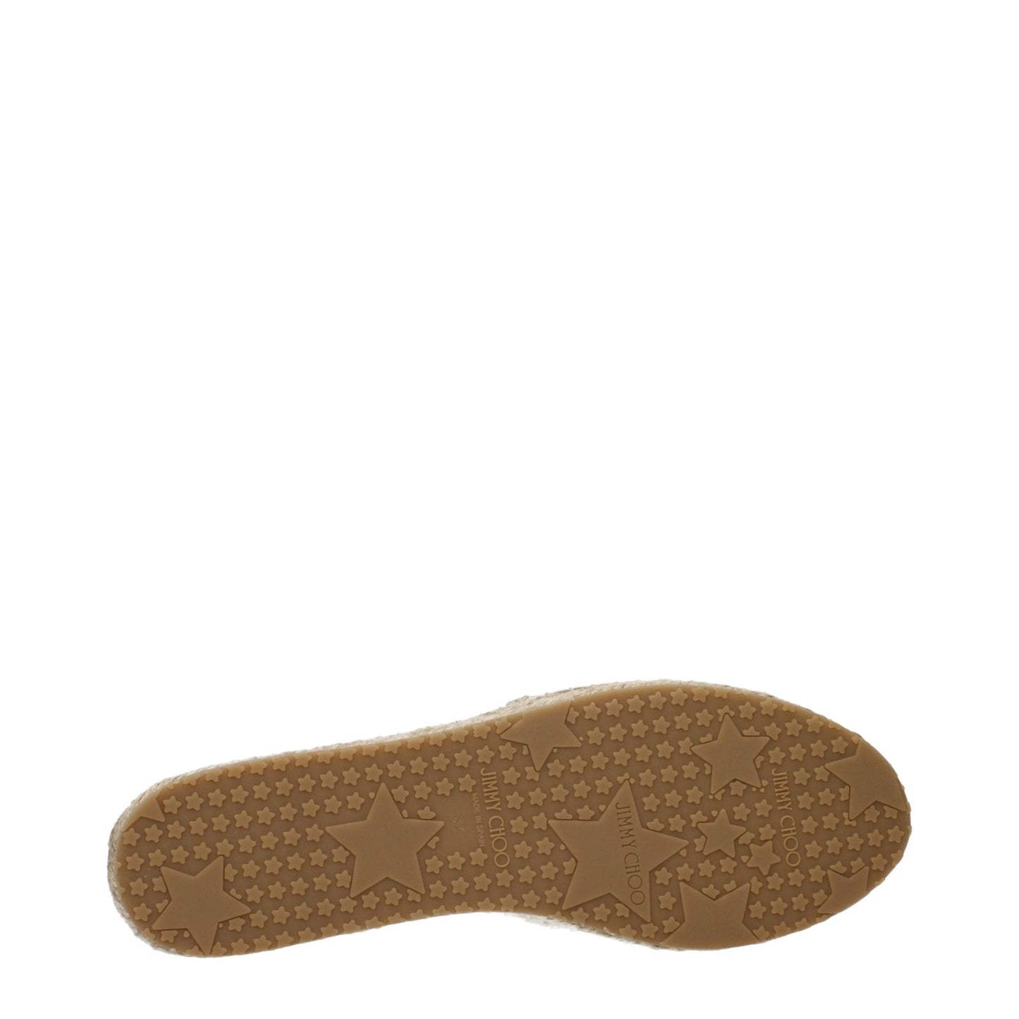 Jimmy Choo White Leather Espadrilles - EU38/US8