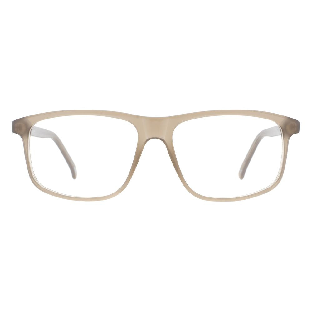 Andy Wolf Men's Optical Glasses – Beige Rectangle Frame, 58mm