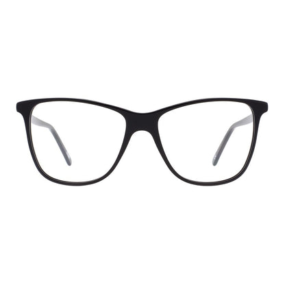 Andy Wolf Women’s Black Acetate Glasses – Rectangle Frame