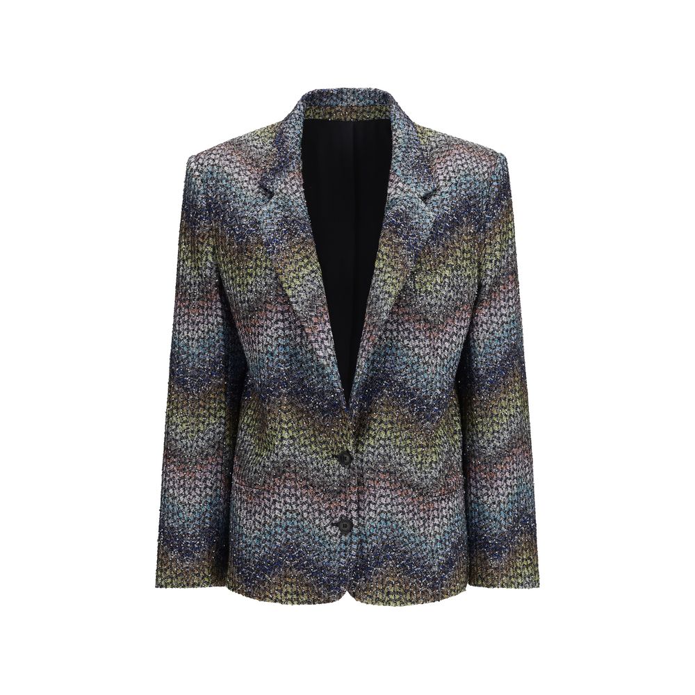 Missoni Multicolor Viscose Blazer with Sequins