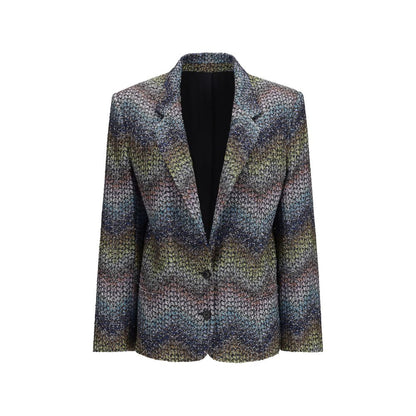 Missoni Multicolor Viscose Blazer with Sequins