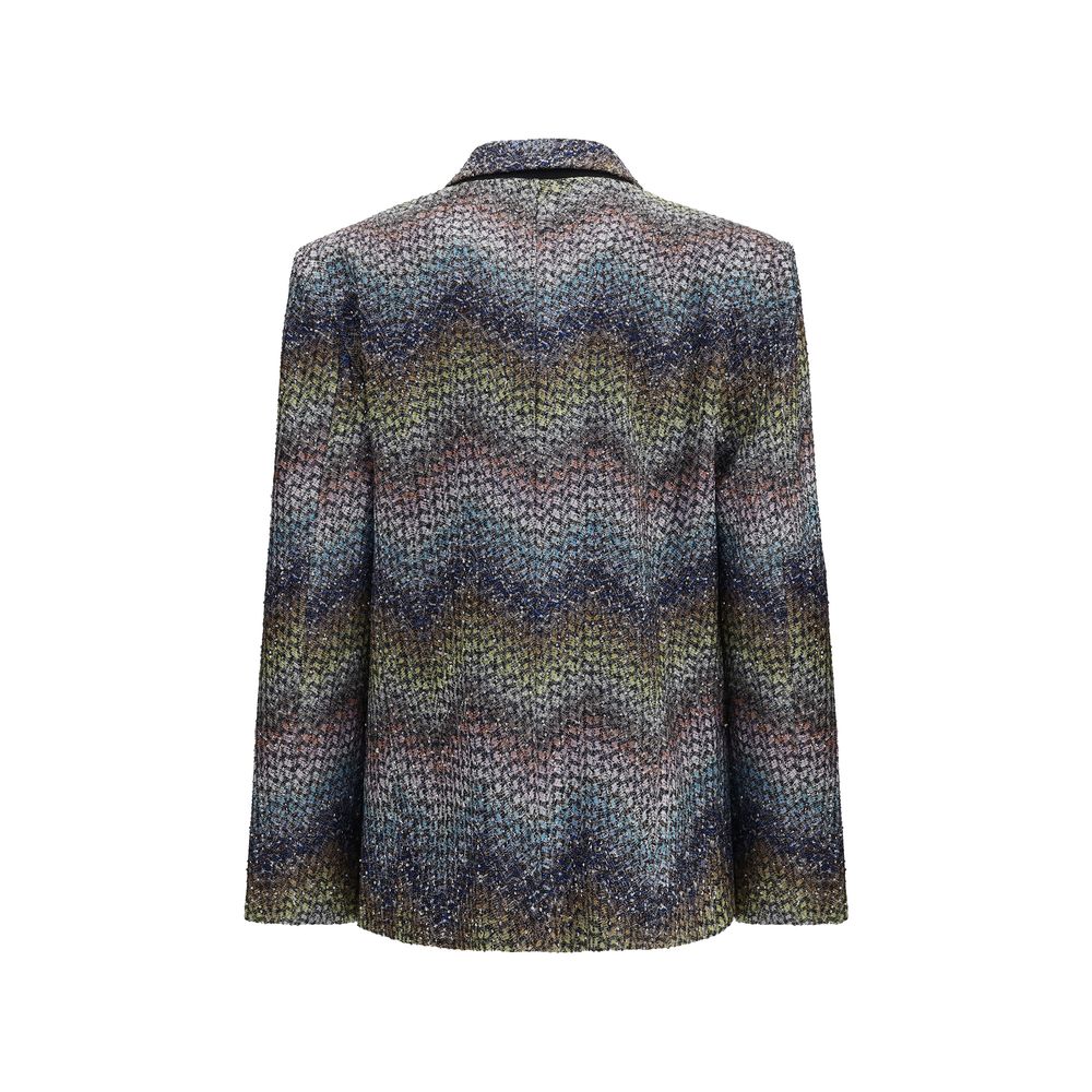 Missoni Multicolor Viscose Blazer with Sequins