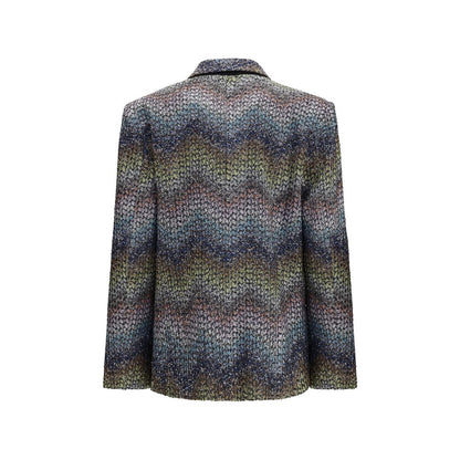 Missoni Multicolor Viscose Blazer with Sequins