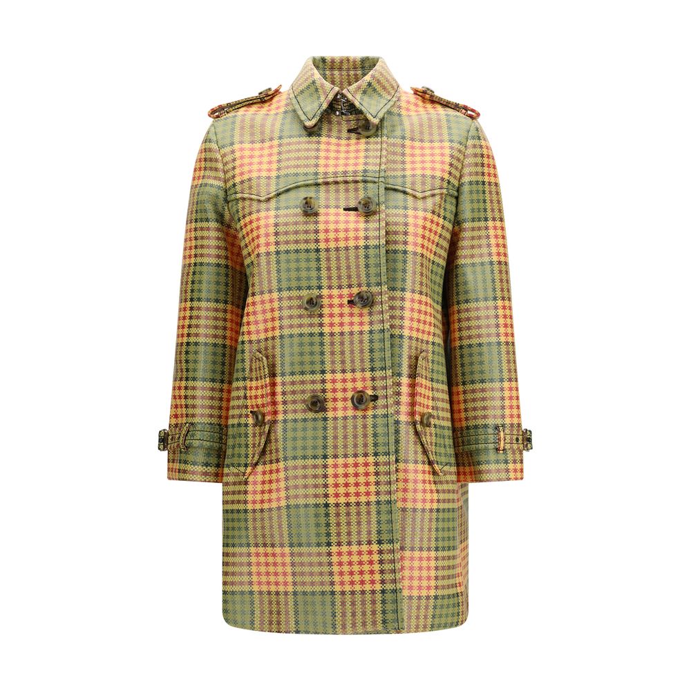 Burberry Summerside Check Trench Coat