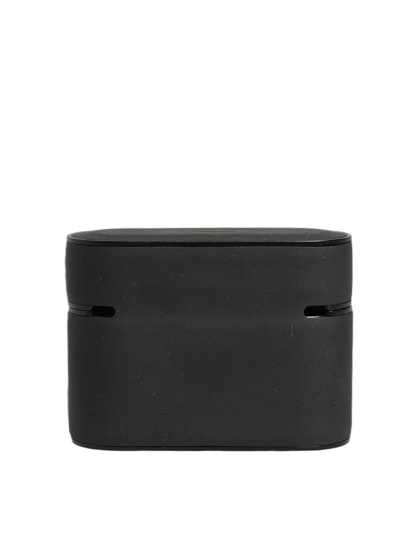 Dolce & Gabbana Black PVC Embossed Logo Flip Holder for Women Airpods