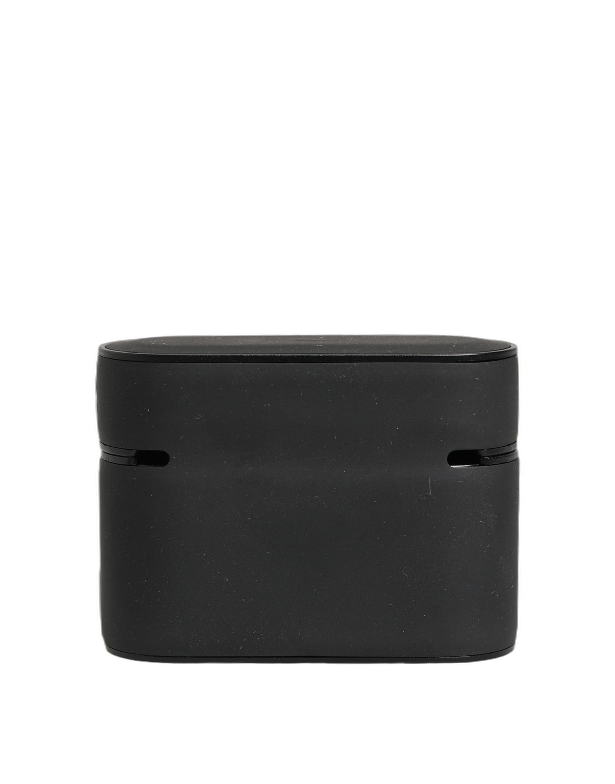 Dolce & Gabbana Black PVC Embossed Logo Flip Holder for Women Airpods