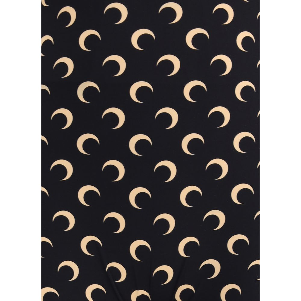 Marine Serre Brown & Black All Over Moon Jumpsuit