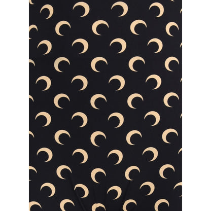 Marine Serre Brown & Black All Over Moon Jumpsuit