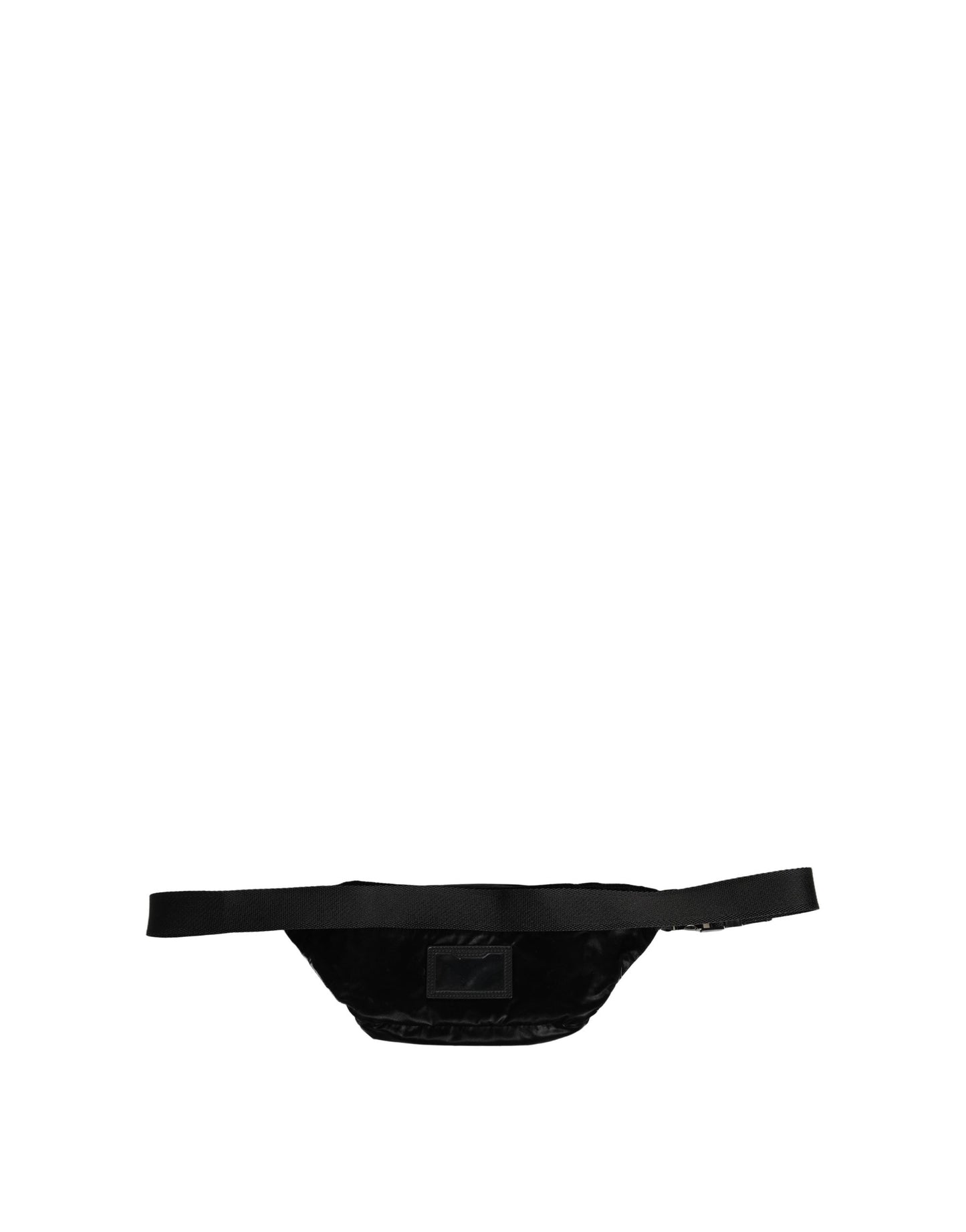 Dolce & Gabbana Black Nylon Brass Plate Bumbag Waist Fanny Pack for Men