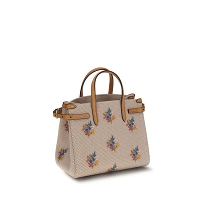 Valentino Garavani Beige Cotton Antibes Small Handbag