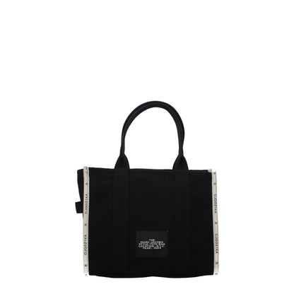Marc Jacobs Black Canvas The Jacquard Large Tote Bag