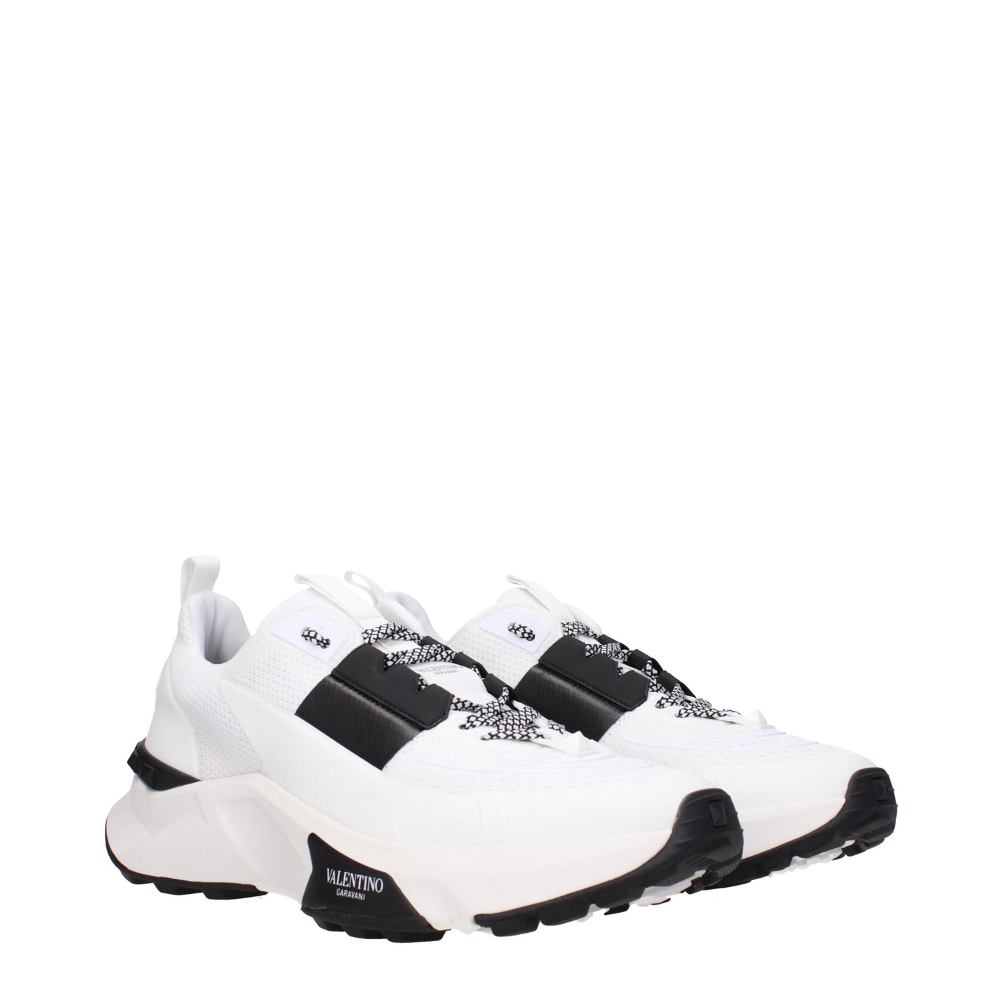 Valentino Garavani White & Blue True Act Trainers