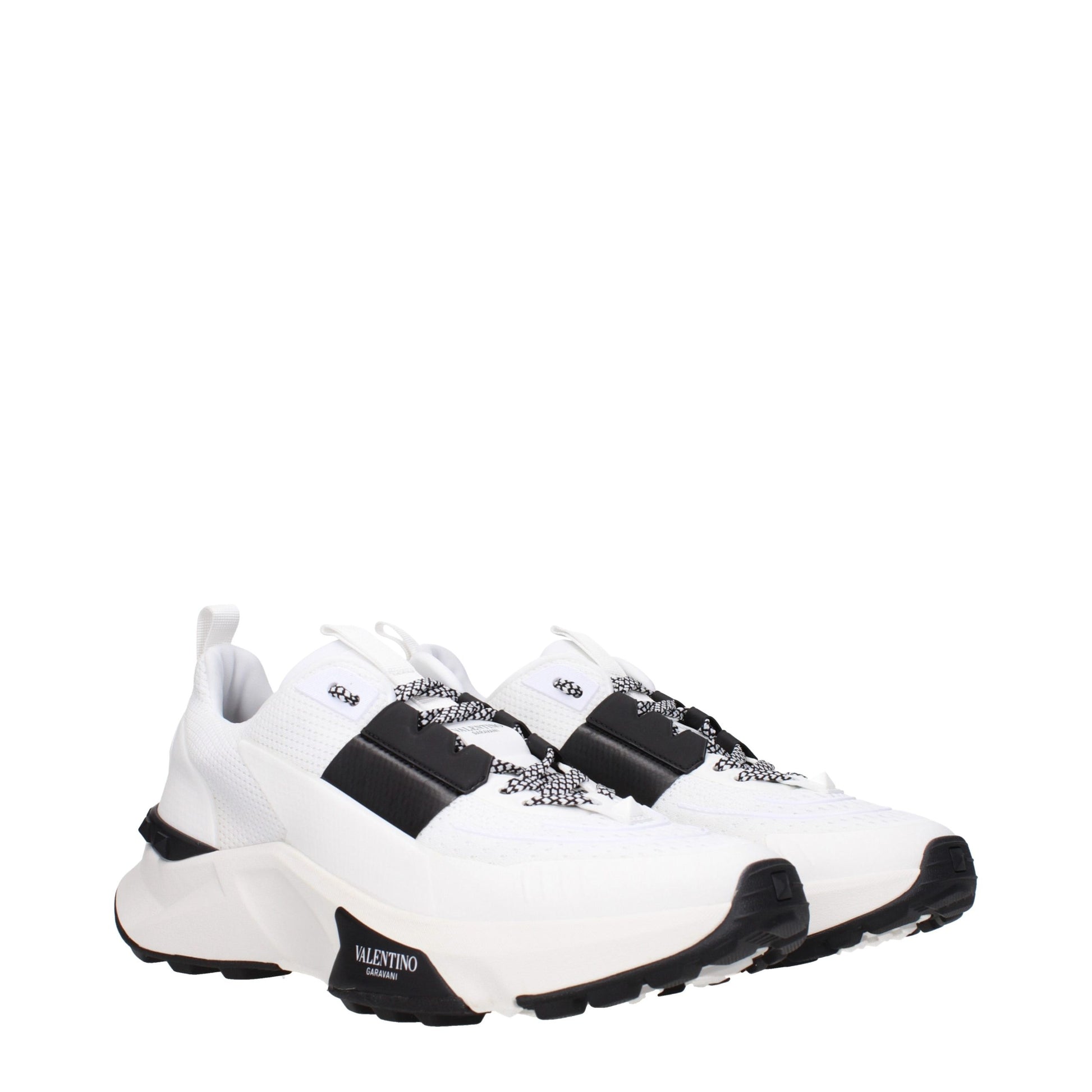 Valentino Garavani White & Blue True Act Trainers