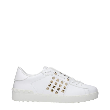 Valentino Garavani Blue Leather Low Top Sneakers for Men