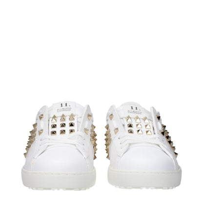 Valentino Garavani Blue Leather Low Top Sneakers for Men